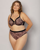 Bette Unlined Mesh Full Coverage Underwire Bra