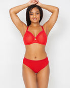 Dorothy Unlined Mesh Full Coverage Underwire Bra