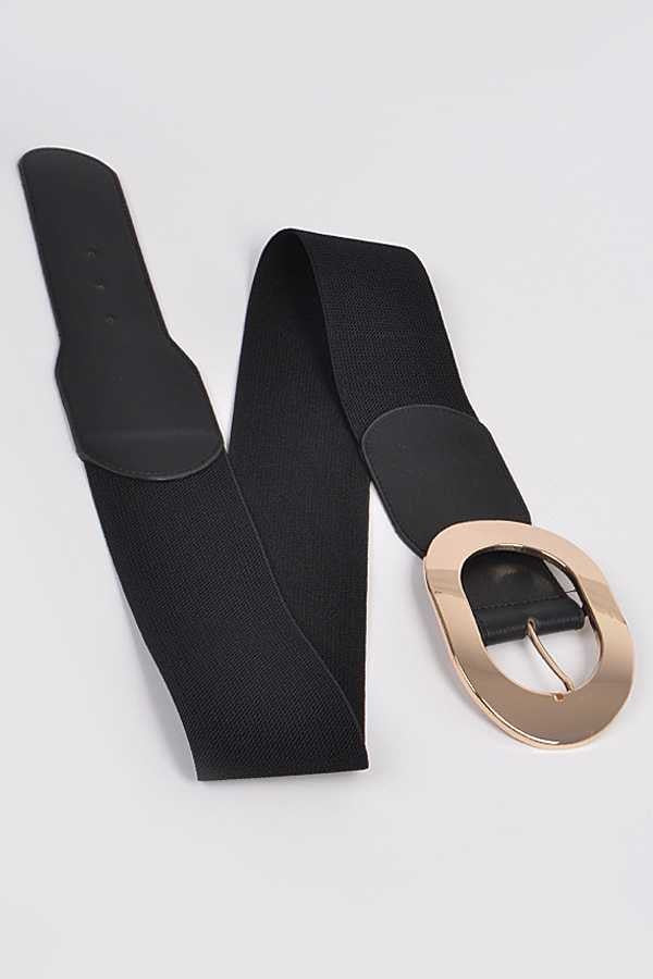 Oval Buckle Plus Size Belt