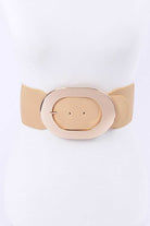 Oval Buckle Plus Size Belt