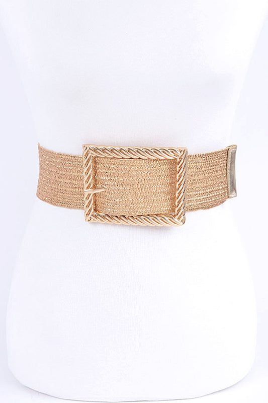 Metallic Stretch Belt
