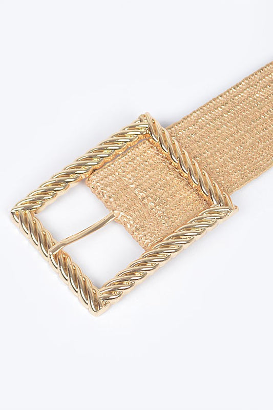 Metallic Stretch Belt