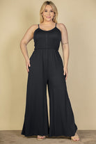 Wide Leg Jersey Romper