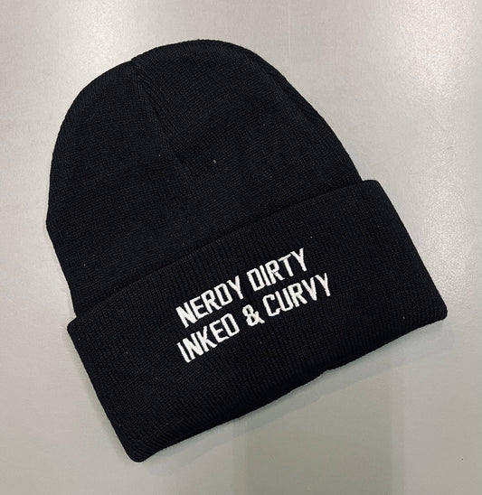 Nerdy Dirty Inked & Curvy Beanie