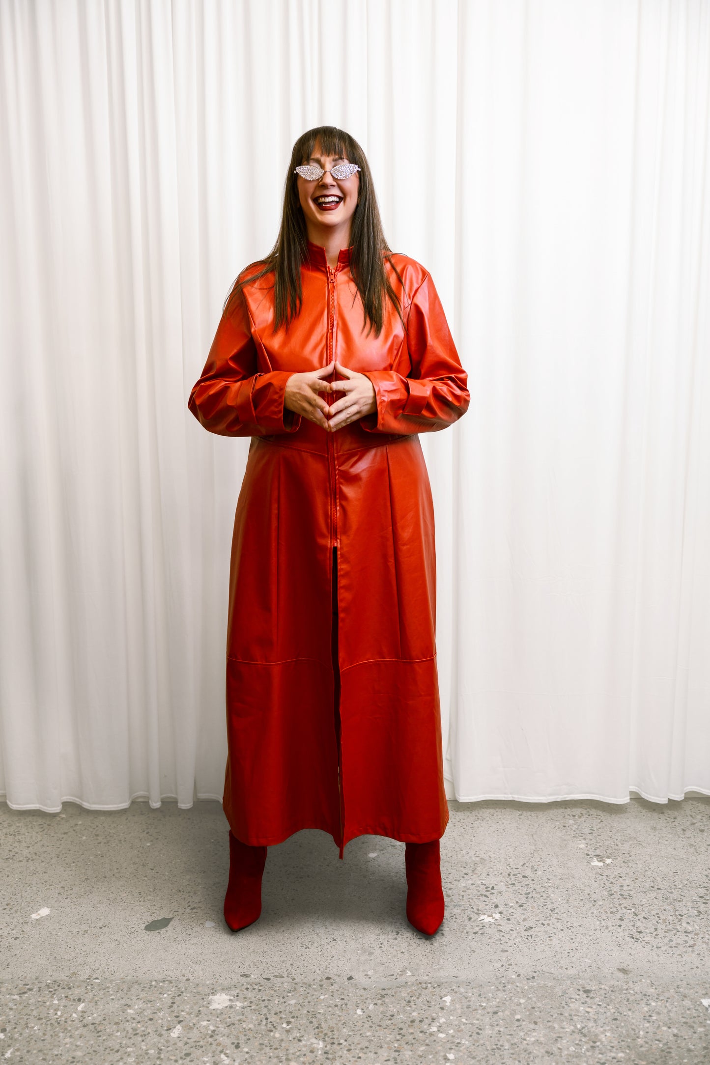 Red Trench Coat