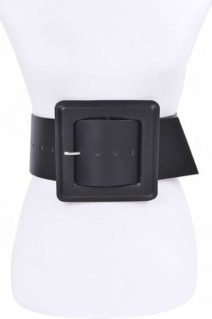 Large Square Buckle Belt