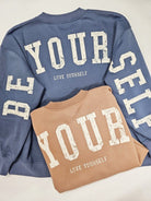 Be Your Self Graphic Pullover
