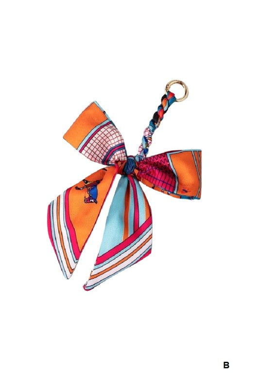 Purse Keychain Scarf Charm