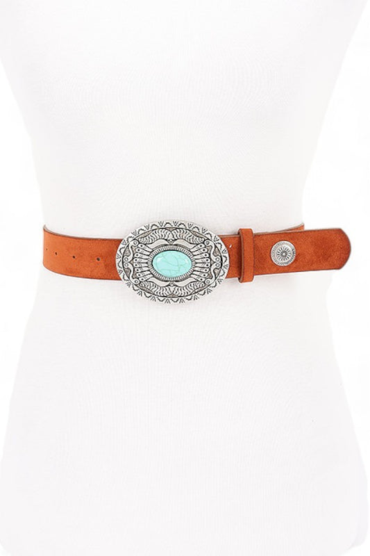 Suede Concho Belt
