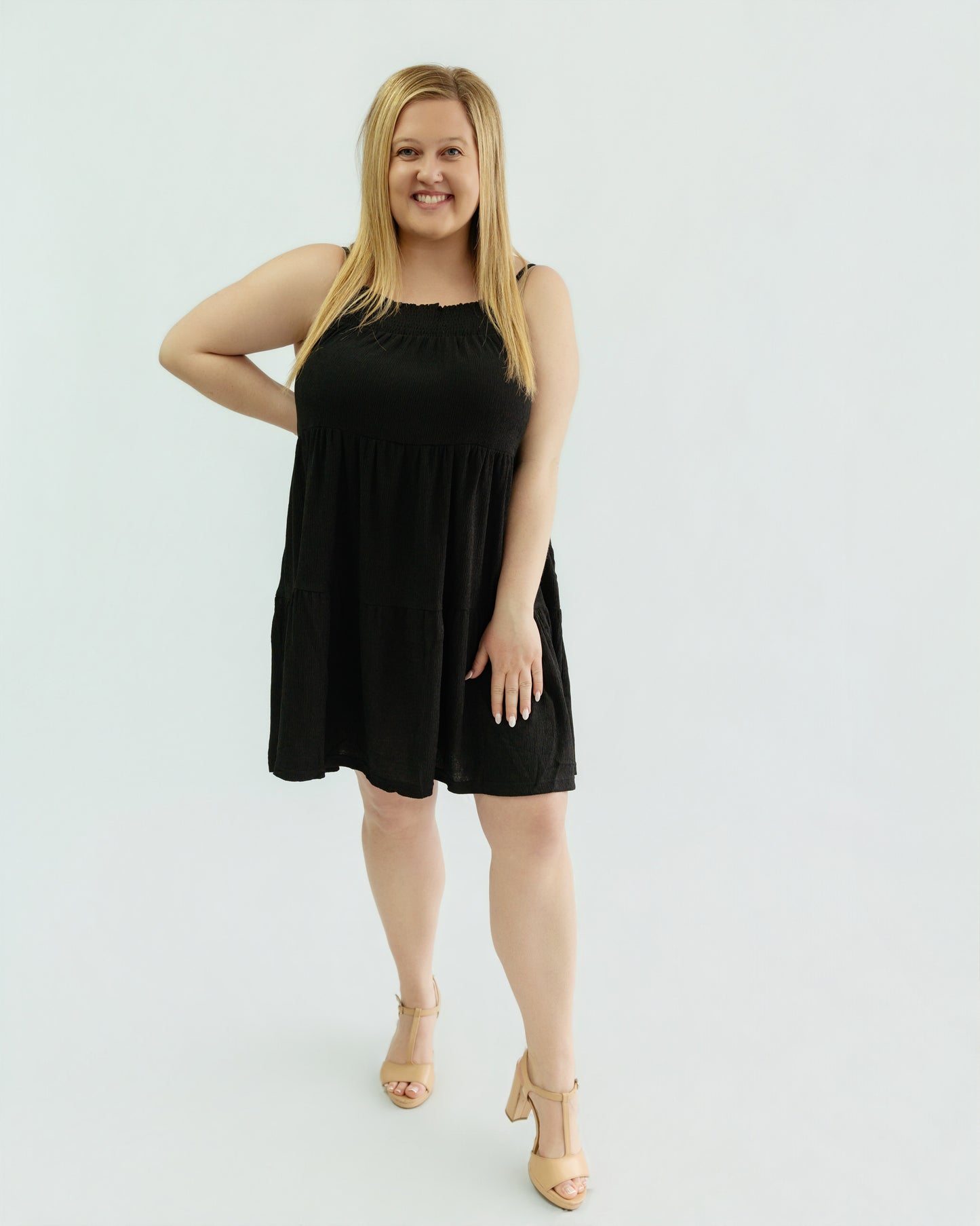 Tiered Cami Strap Dress