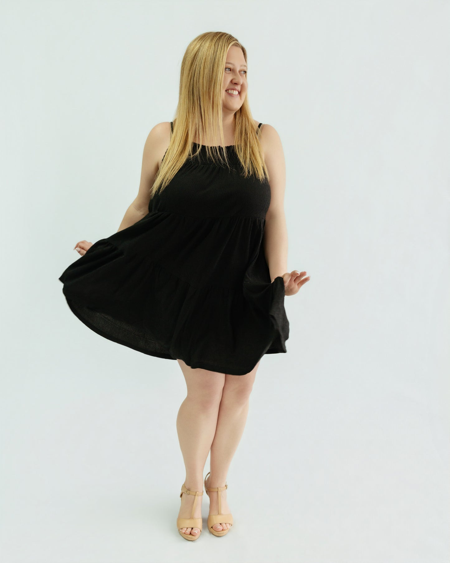 Tiered Cami Strap Dress