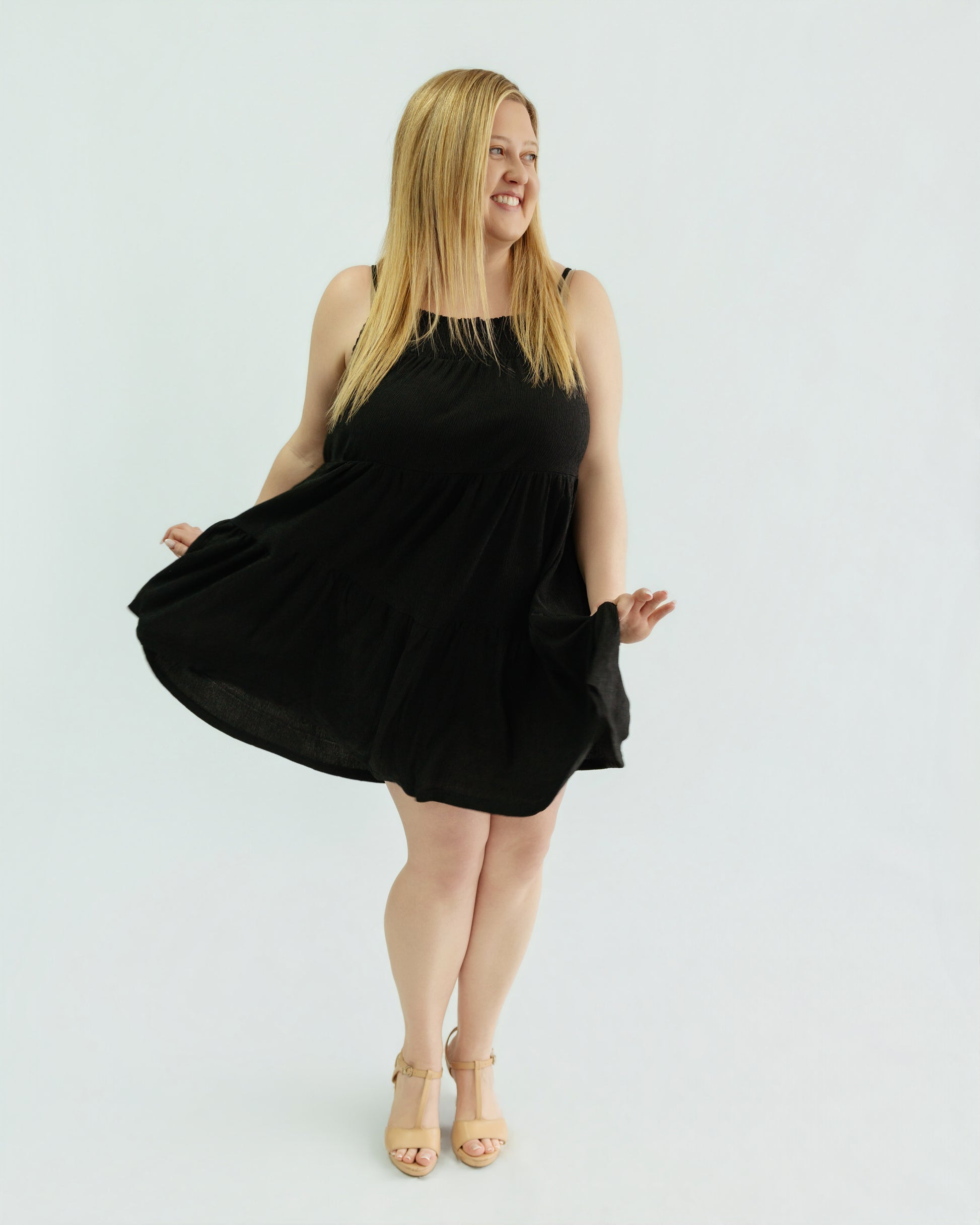 Tiered Cami Strap Dress