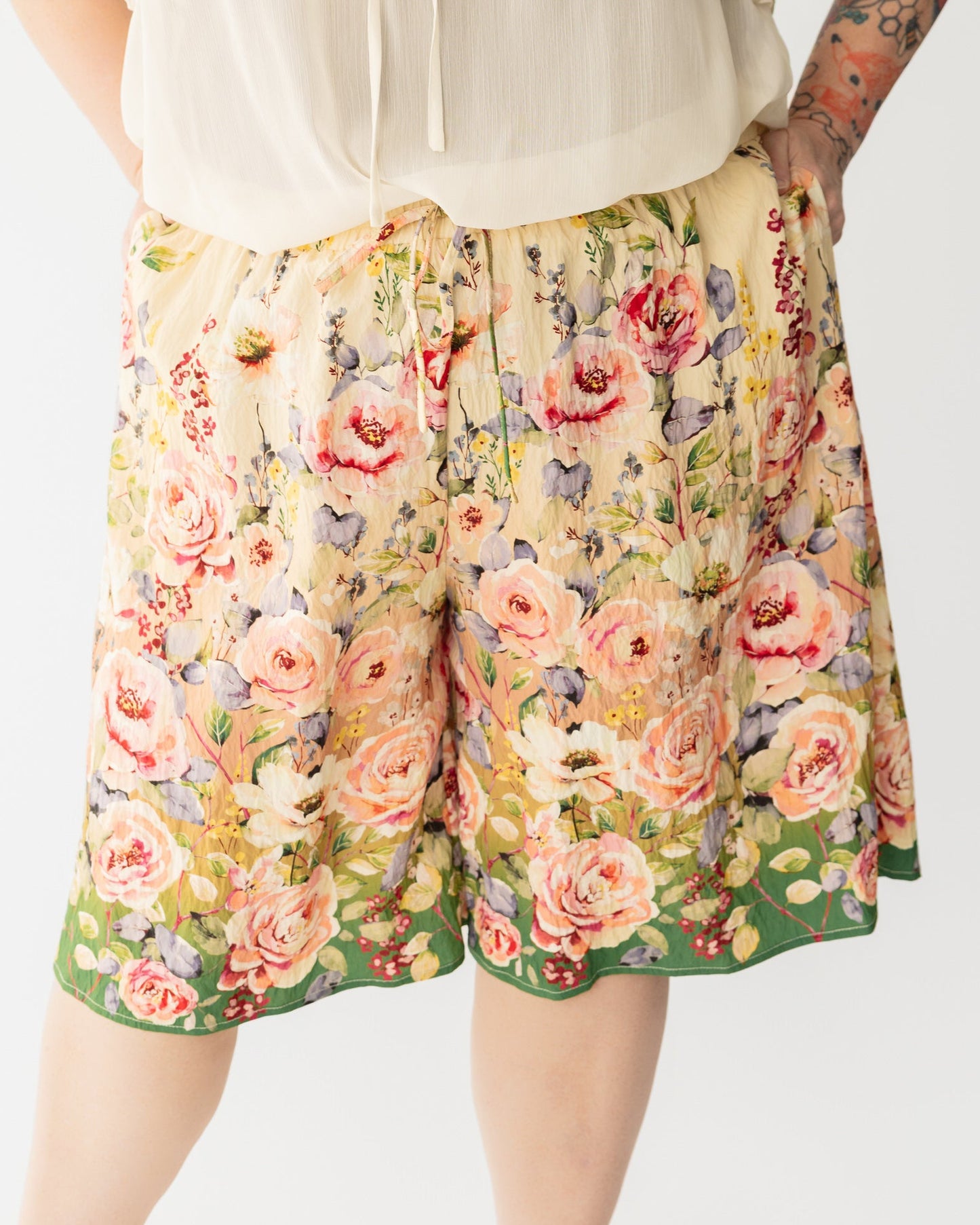 Floral Bouquet Culottes