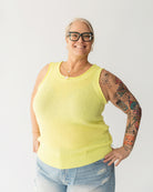 Sleeveless Knit Tank