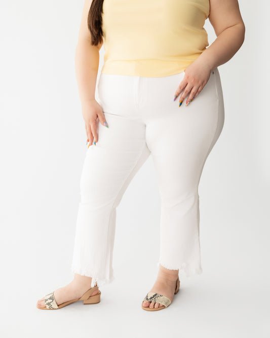 27" HW Luxe Demi Boot Sharkbite Hem by 1822