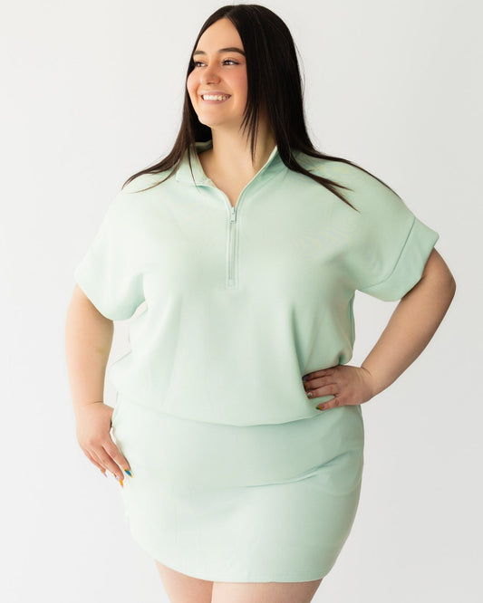 Modal Quarter Zip Top