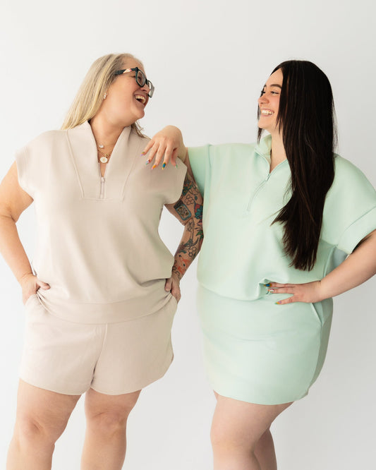 Modal V-Neck Short Sleeve Top