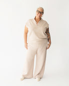 Modal Cropped Wide Pant