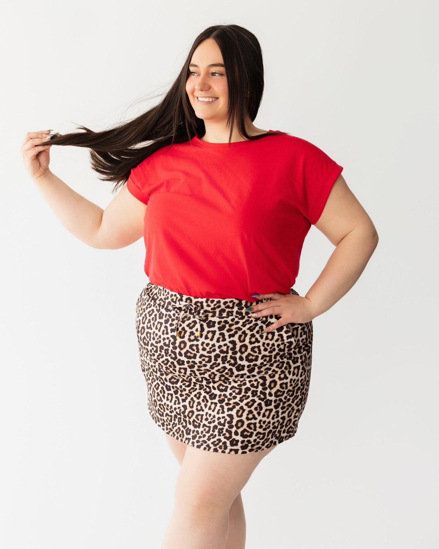 Safari Chic Leopard Skort