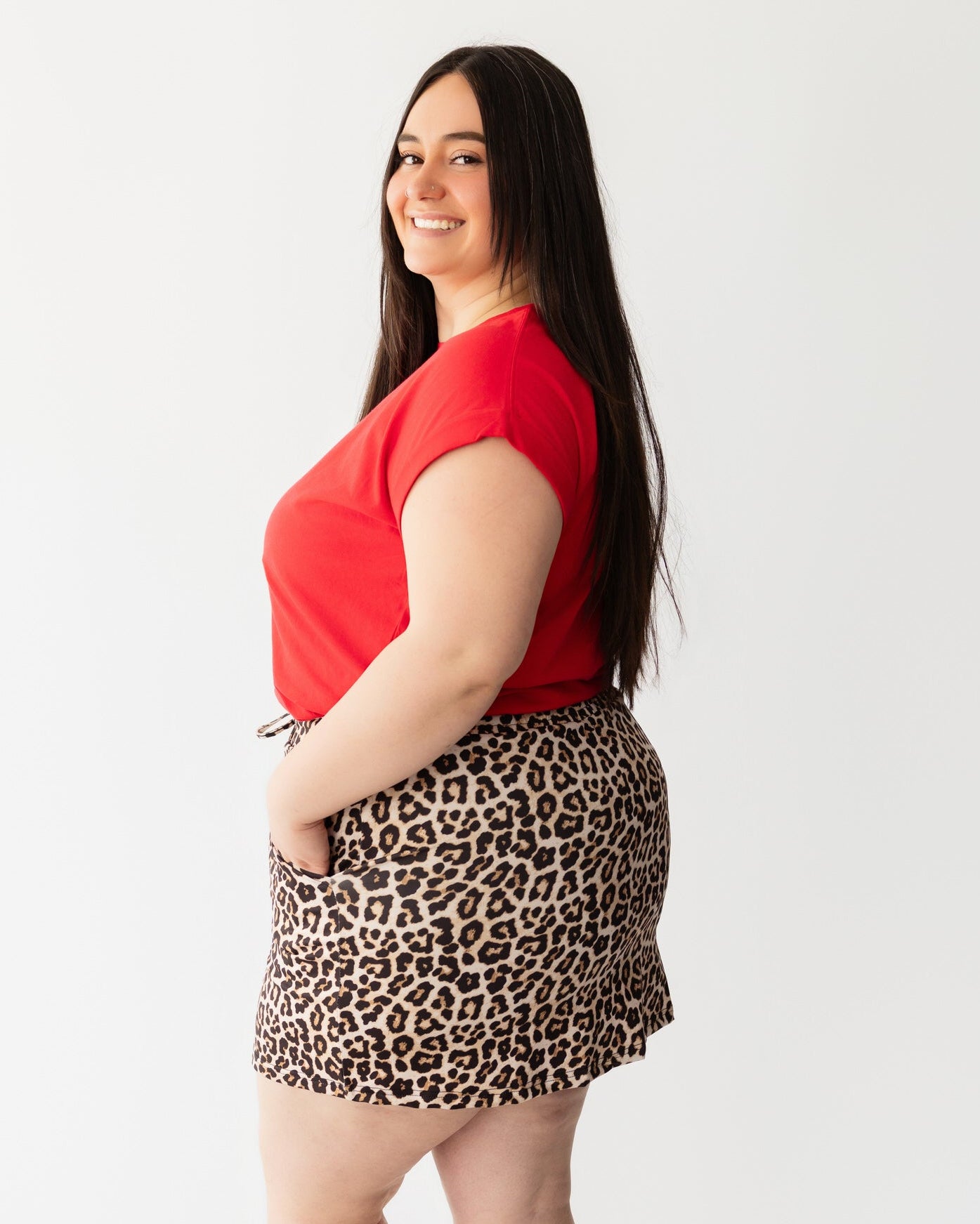 Safari Chic Leopard Skort