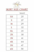 Red Plaid Stretch Lycra Skirt