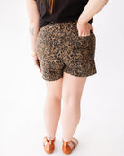 Judy Blue HW RM Leopard Shorts