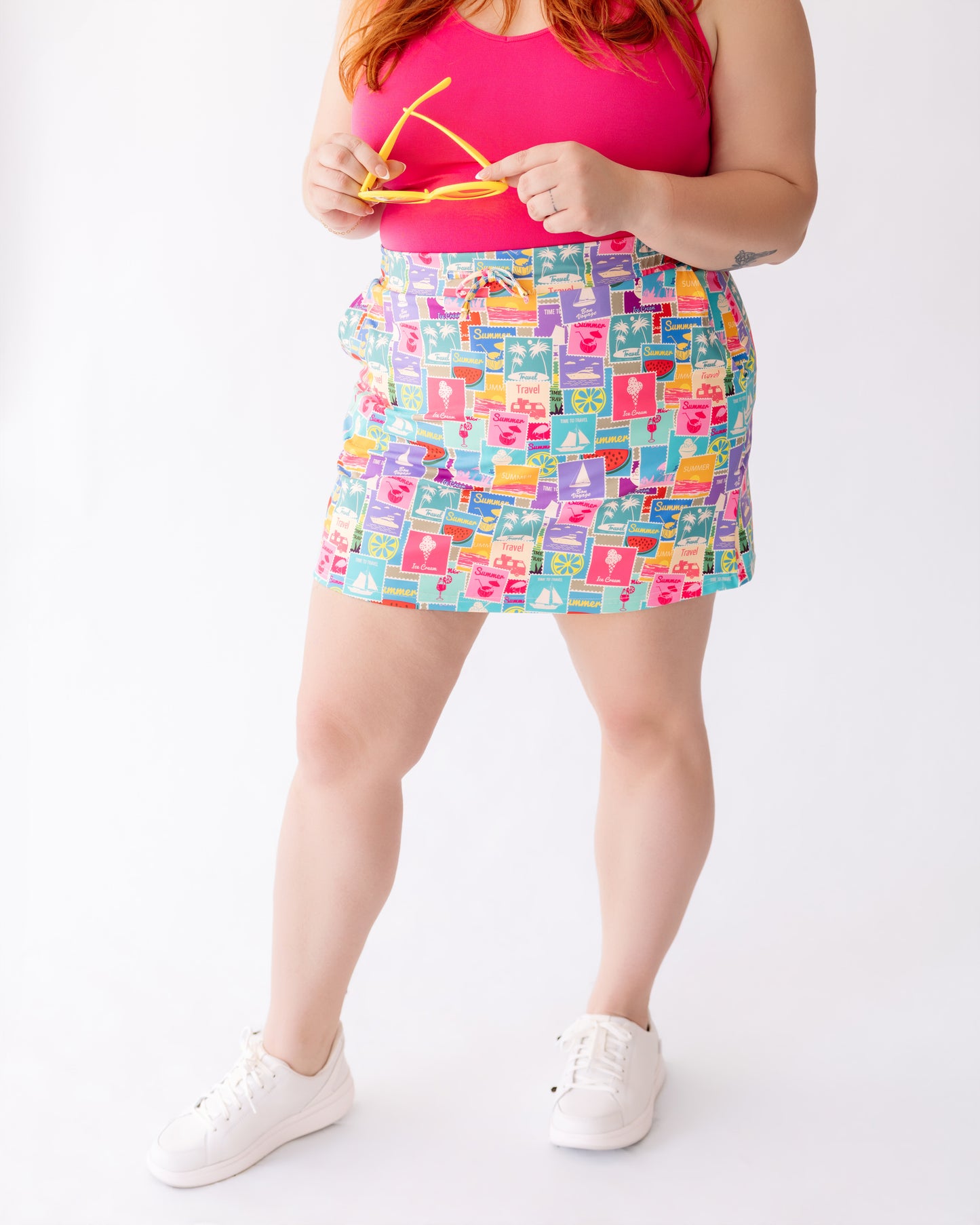 Postmarked in Paradise Skort