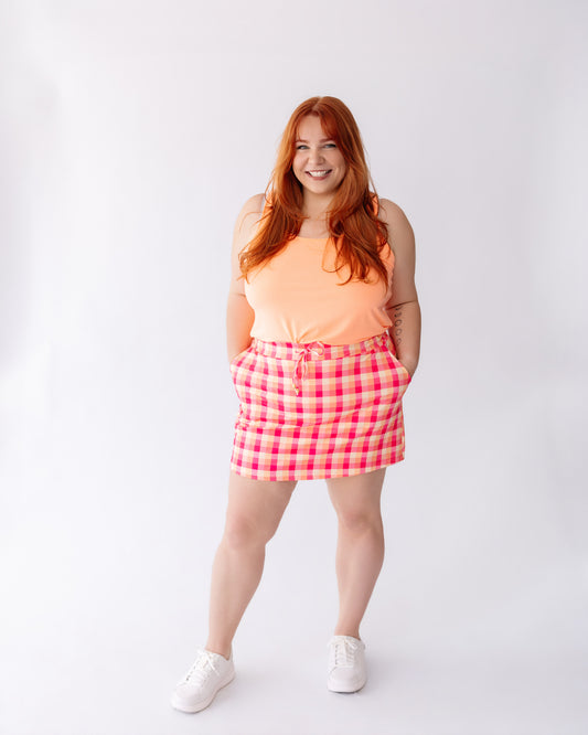 Summer Crush Plaid Skort