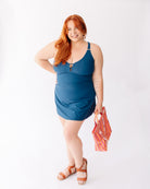Anchor Splash Swim Dress