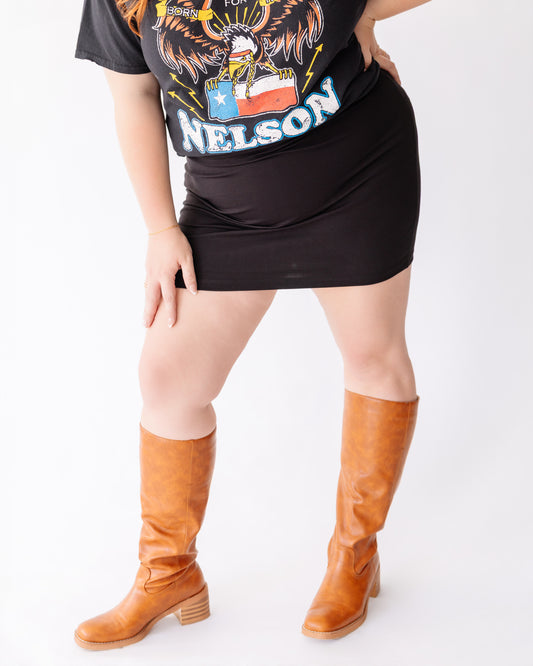 Women's Stretch Mini Skirt