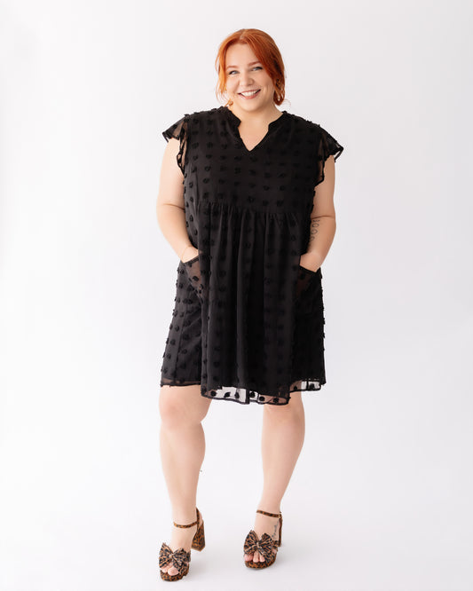 Swiss Dot Baby Doll Dress