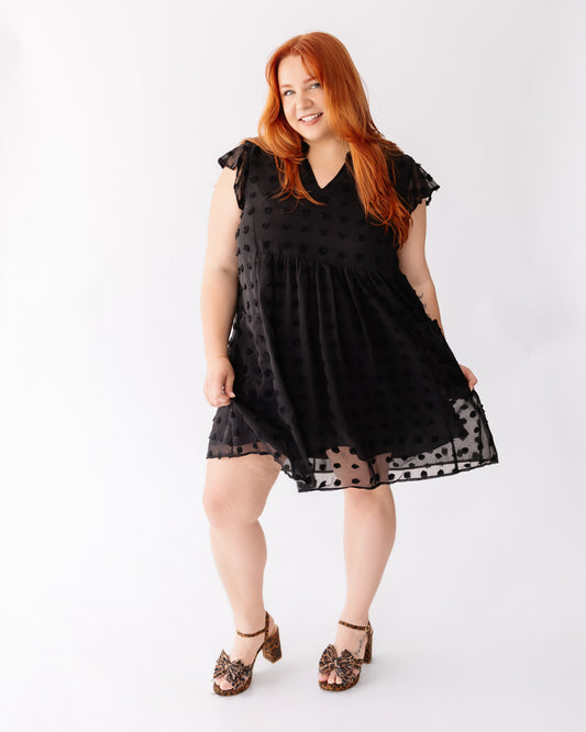 Swiss Dot Baby Doll Dress