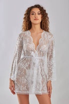 Willow Soft Lace Floral Robe