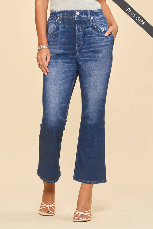 26.5" Illusion Bootcut Crop