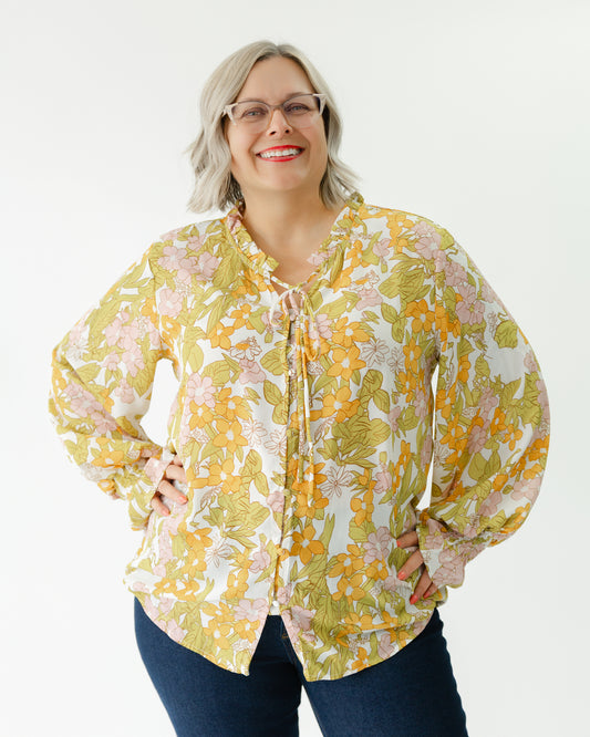 Flower Patch Boho Blouse