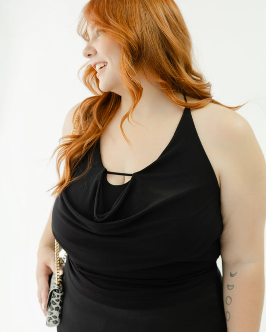 Shayla Draped Halter Top