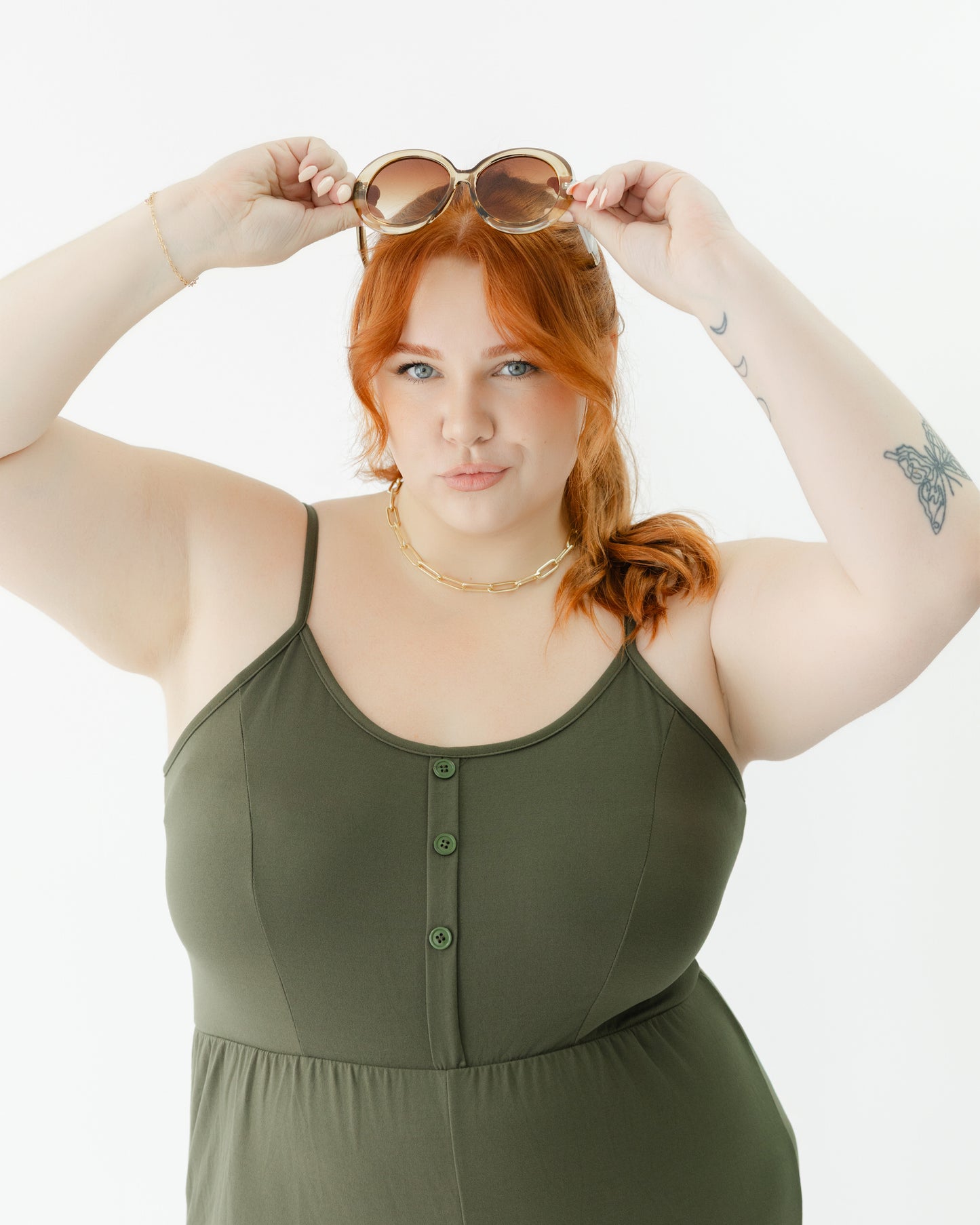Wide Leg Jersey Romper