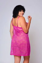 Stretchy Lace Chemise Dress