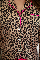 Leopard Ruffle Pajama Set