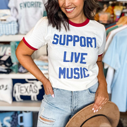 Support Live Music Tee