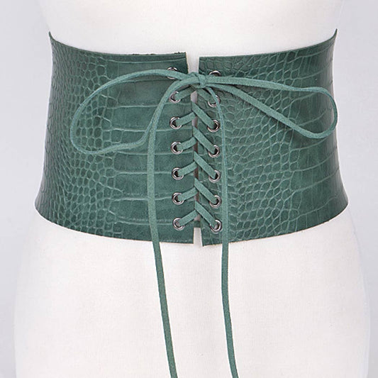 Crocodile Corset Belt
