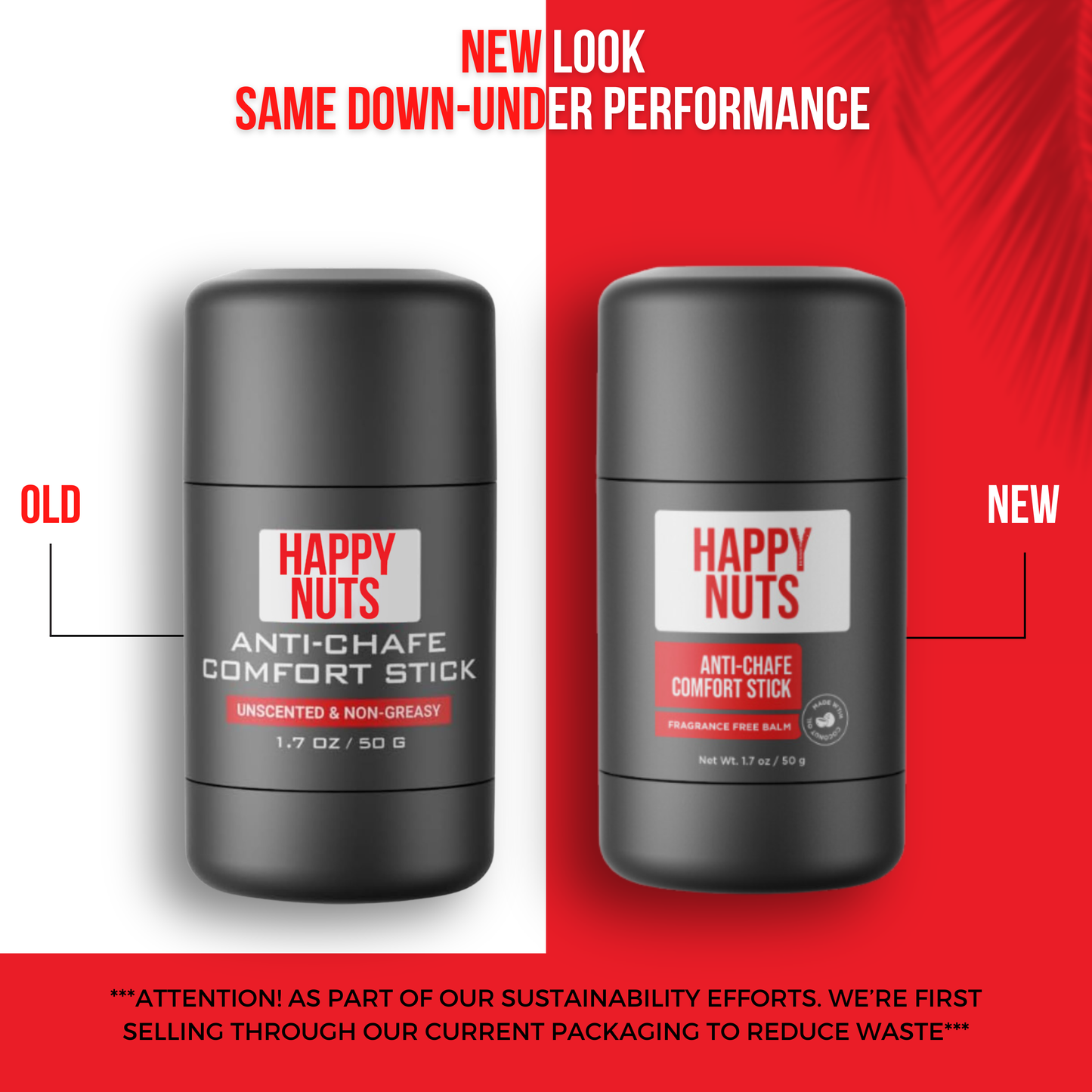 Happy Nuts Anti-Chafe Stick 1.7oz