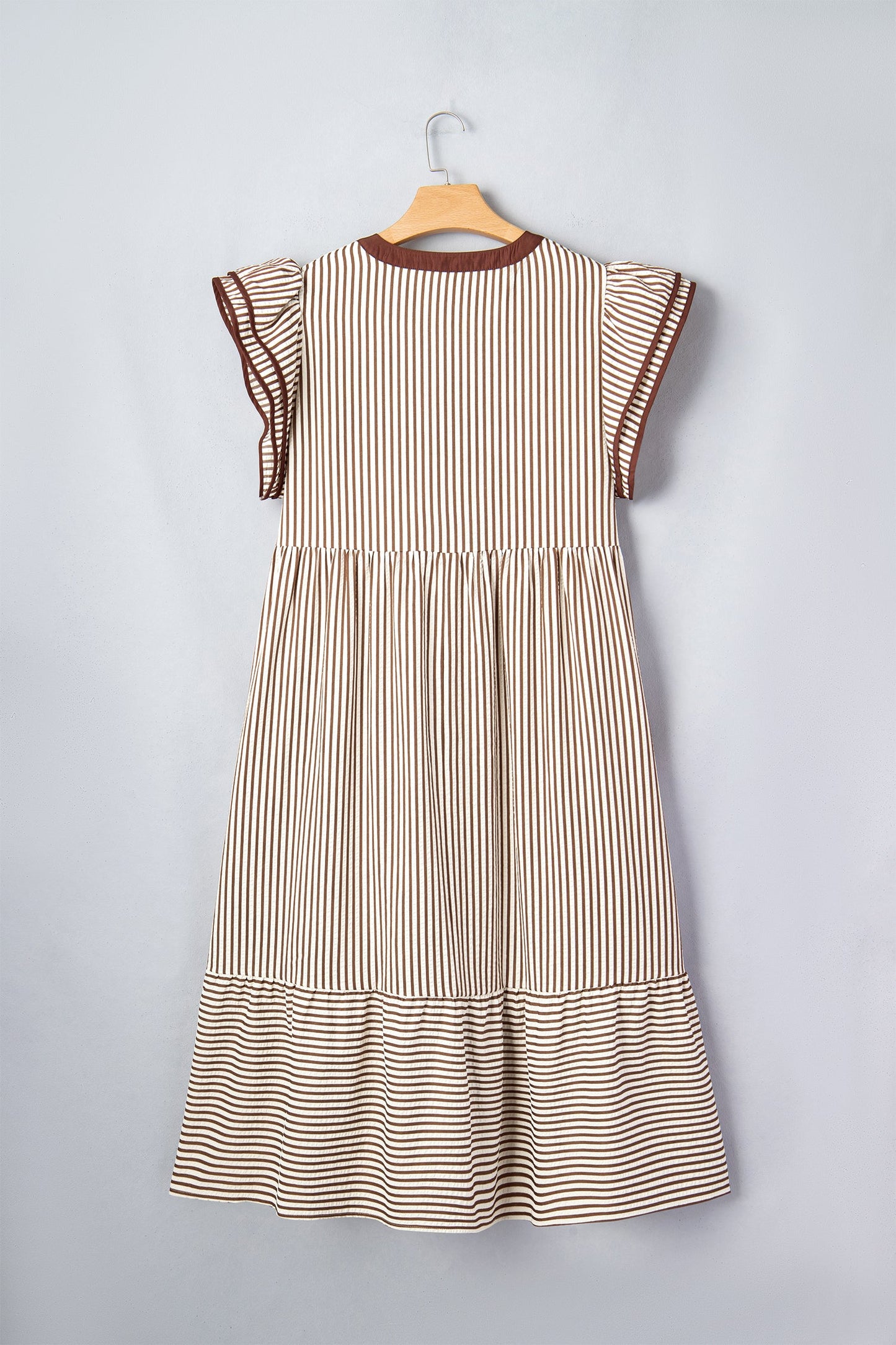 Flutter Sleeve Maxi PLUS Dress