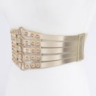 Metallic Rivet Corset Belt