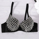 Sexy Punk Rivet Bra