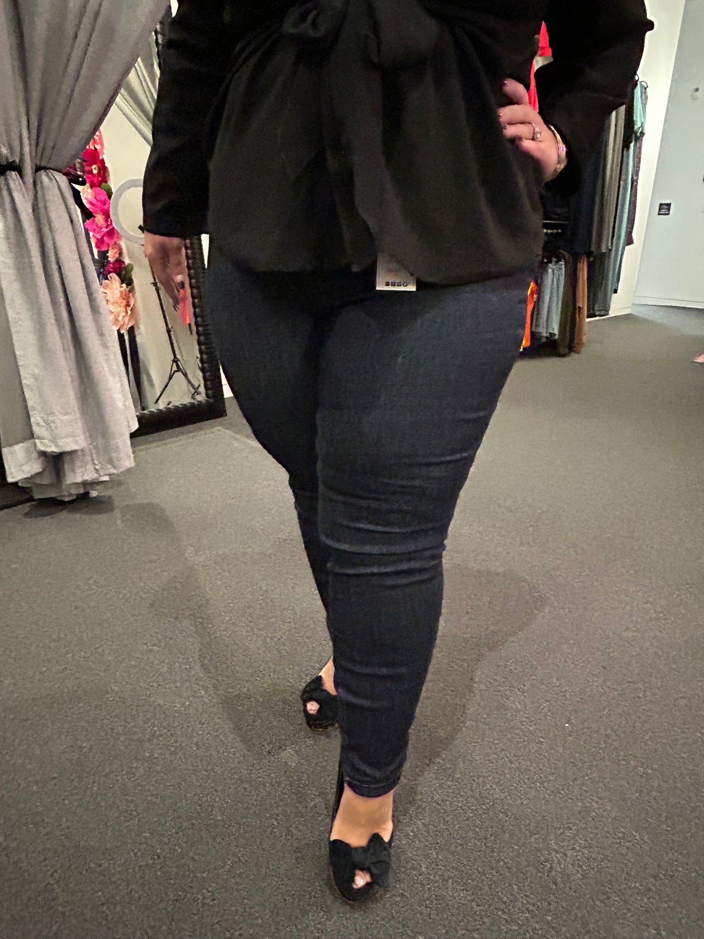 Classic Back Pocket Embroidery Skinny Jean by Judy Blue