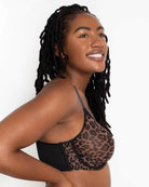 Sophia Unlined Mesh Full Coverage Underwire Bra