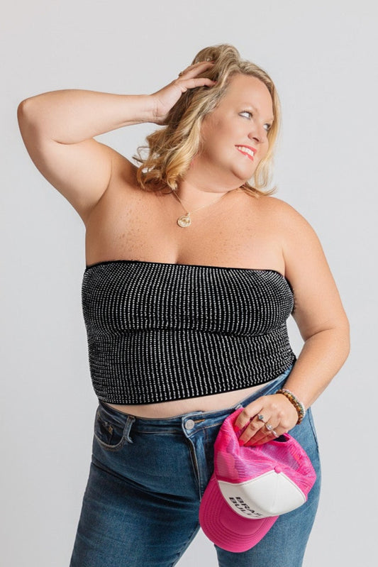 Rhinestone Tube Top