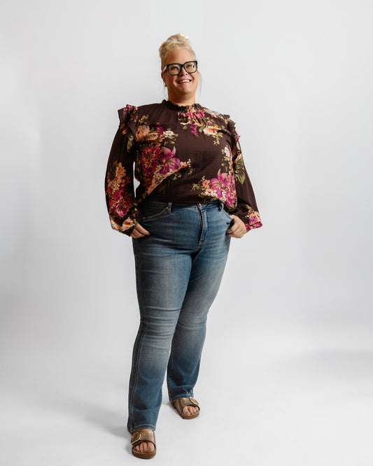 32" RFM High Rise Bootcut Slimmers