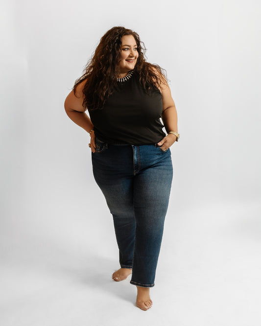 27" Zenana 5 Pocket Denim